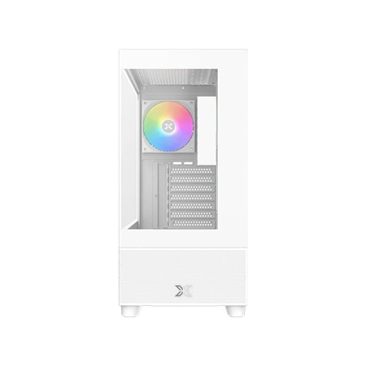 Xigmatek Endorphin Air V2 Arctic Tempered Glass ARGB ATX Gaming Case - White - EN41839 view 3