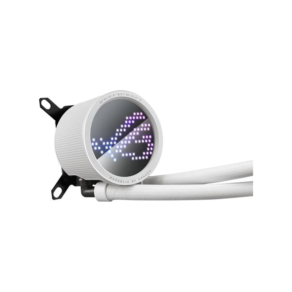 Asus ROG RYUO III 360 ARGB AIO CPU Liquid Cooler - White (360mm Radiator, ARGB Fans, AniMe Matrix Display) - 90RC00I2-M0UAY0 view 3