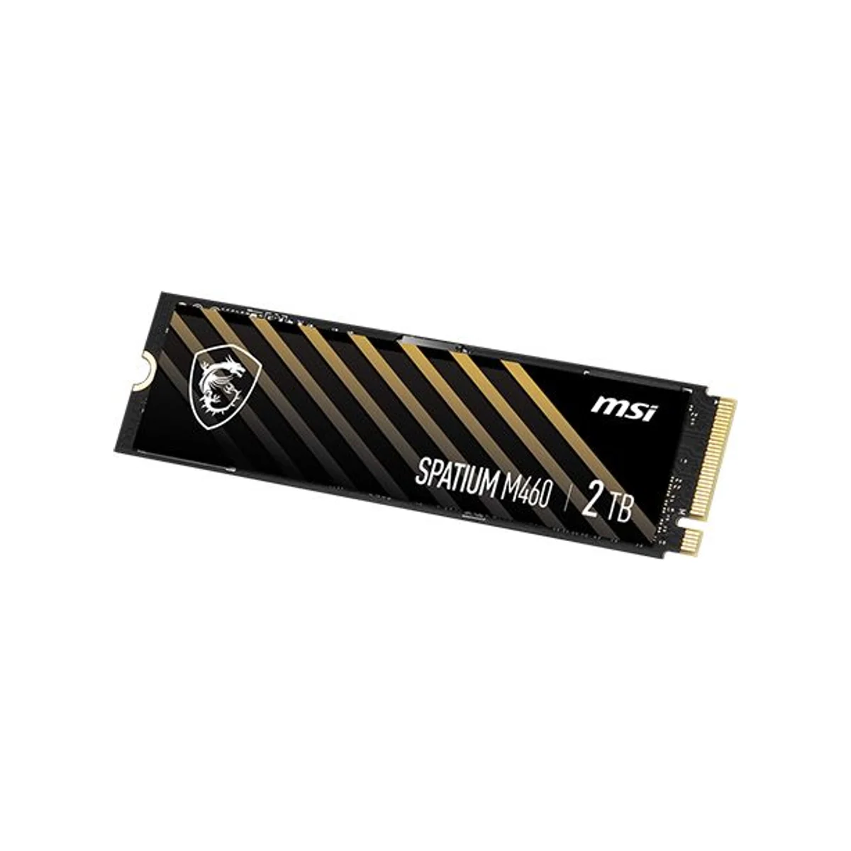 MSI SPATIUM M460 2TB PCIe 4.0 NVMe M.2 Internal SSD (5000MB/s Read, 4500MB/s Write, 3D NAND) - S78-440L930-P83 view 3