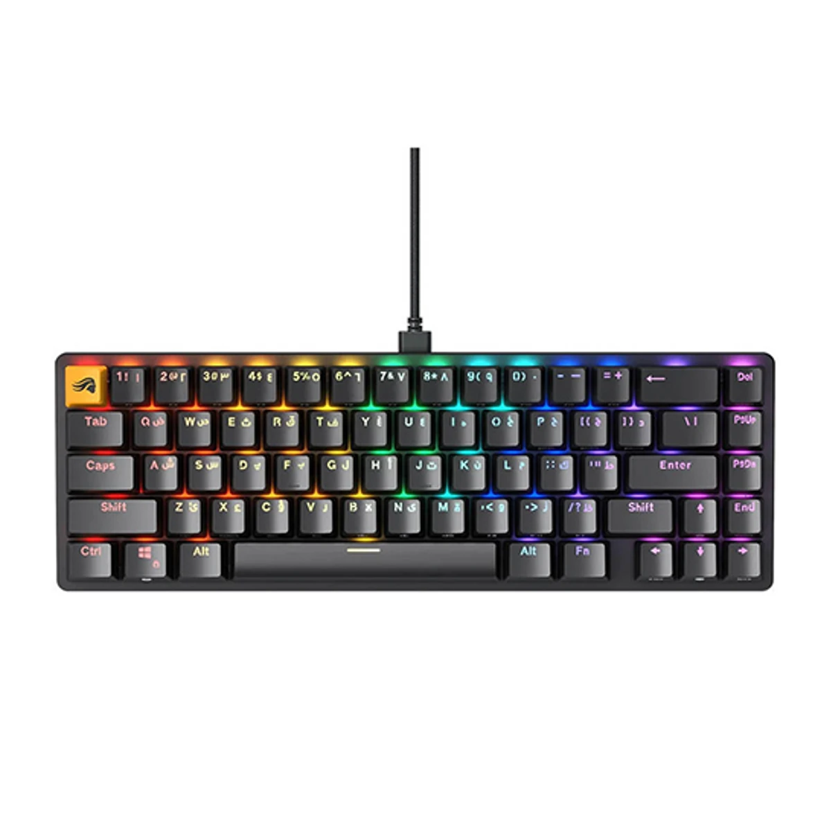 Glorious GMMK 2 TKL Compact 65% Wired Mechanical Keyboard - Black | GLO-GMMK2-65-FOX-B-A