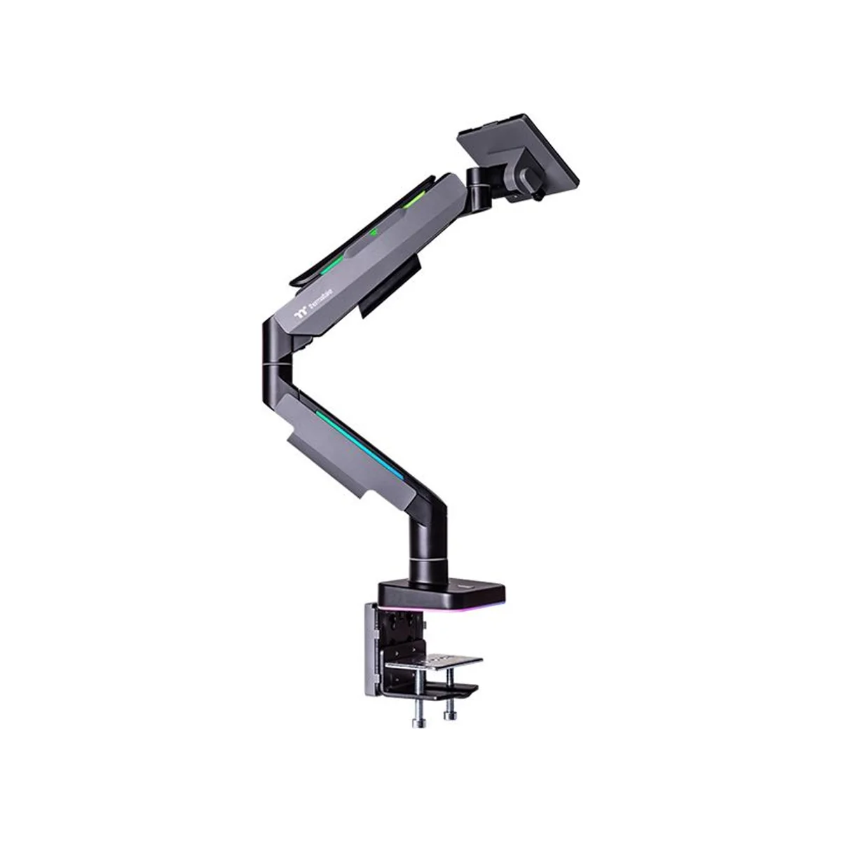 Thermaltake Single RGB Gaming Monitor Arm - Dark Grey, Matte Black - GEA-MSR-SMSBLK-01 view 2