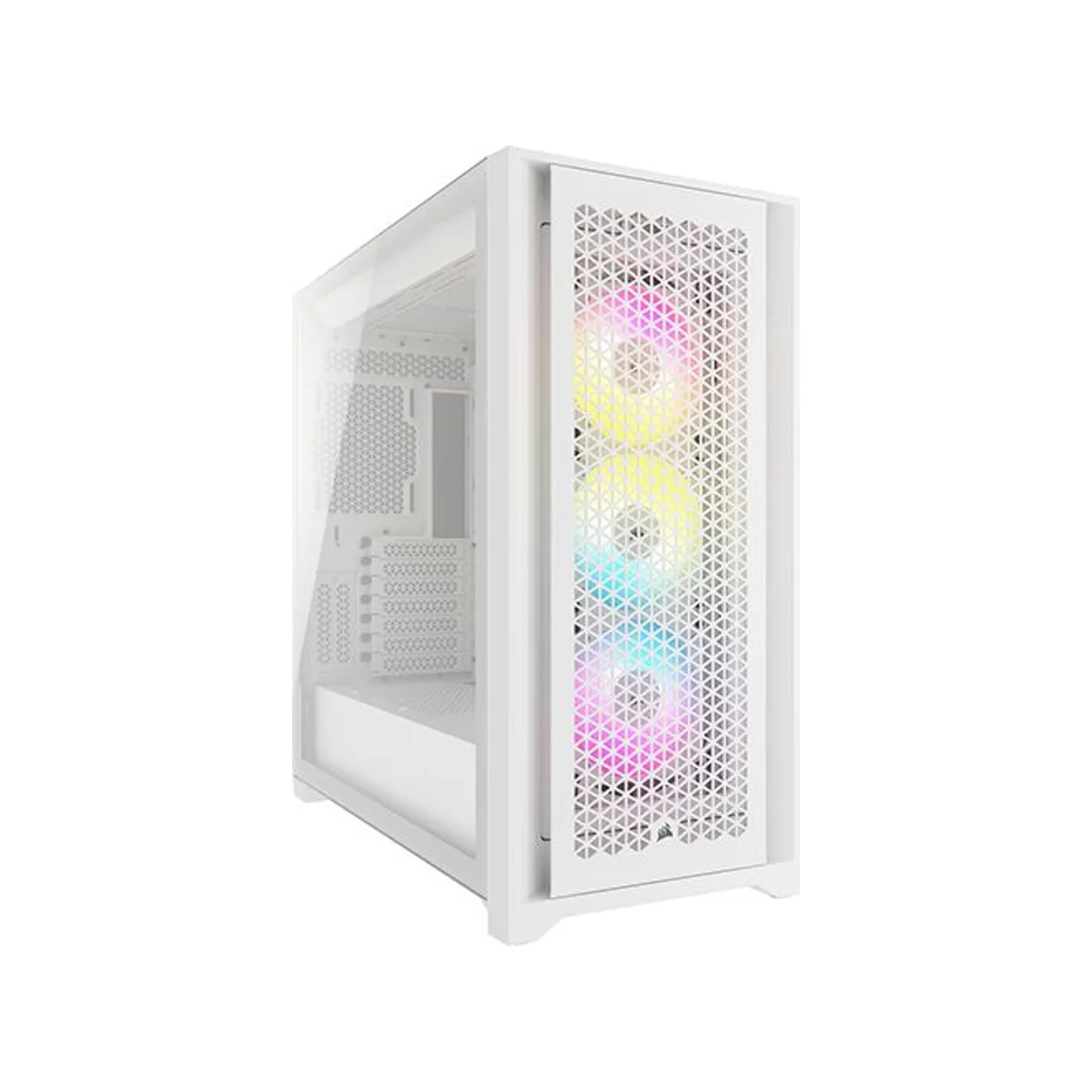 Corsair 5000D Tempered Glass Airflow RGB ATX Gaming Case - White - CC-9011243-WW