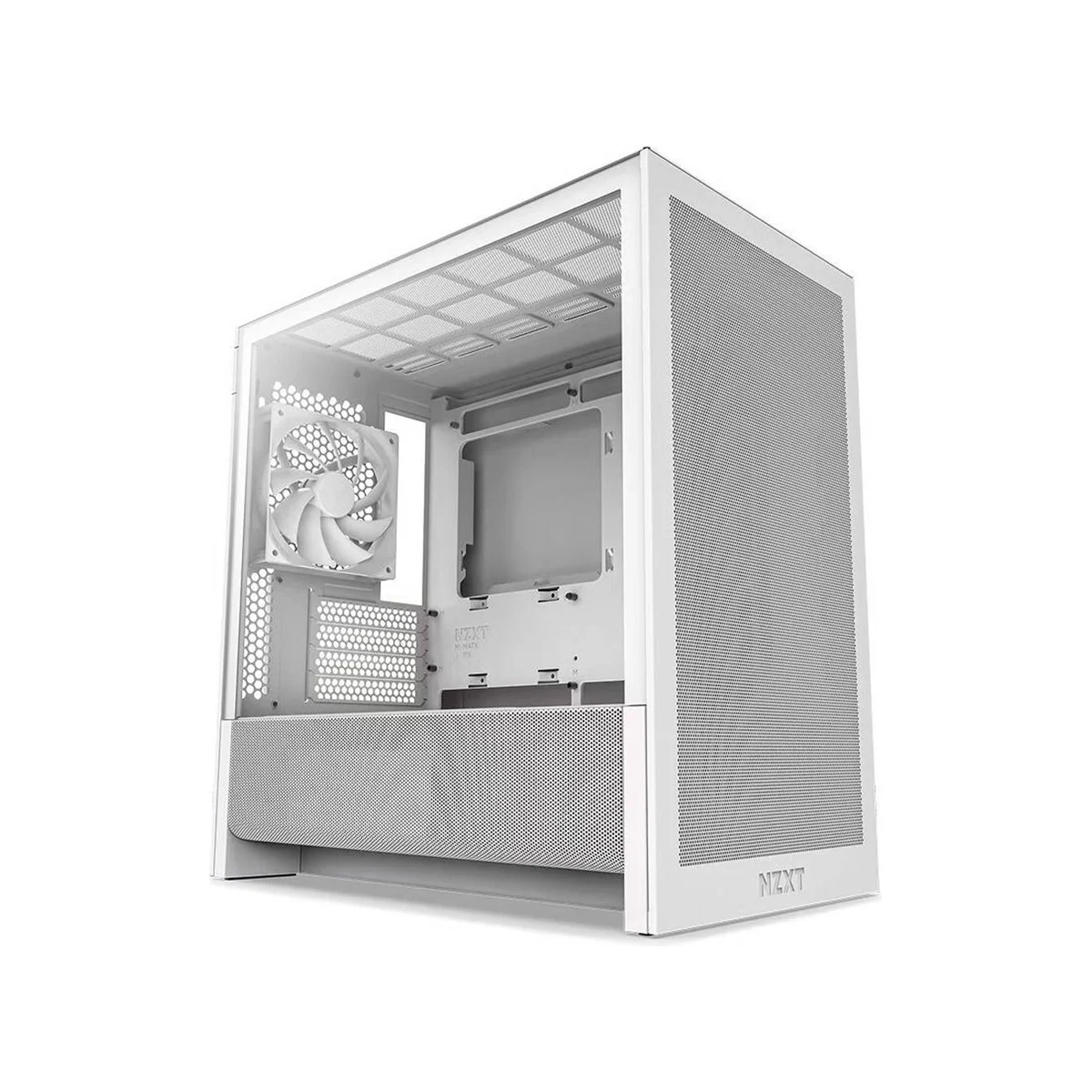 NZXT H3 Flow Micro-ATX Mid Tower Gaming Case – White