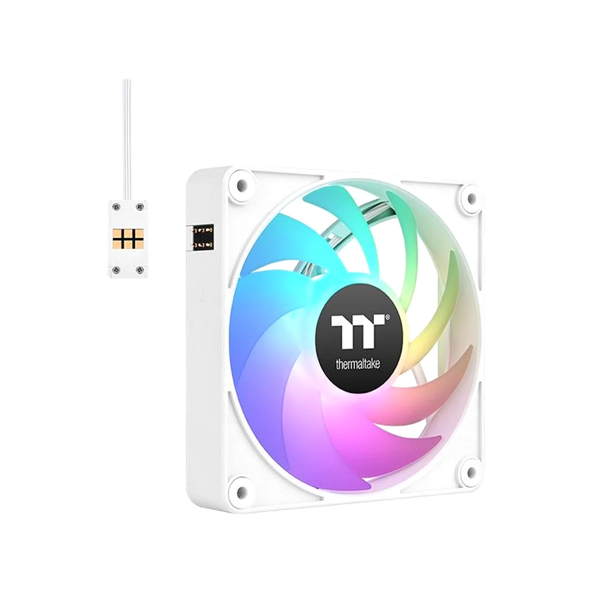 Thermaltake CT120 EX ARGB Sync PC Cooling Fan (3-Fan Pack) - White- CL-F190-PL12SW-A