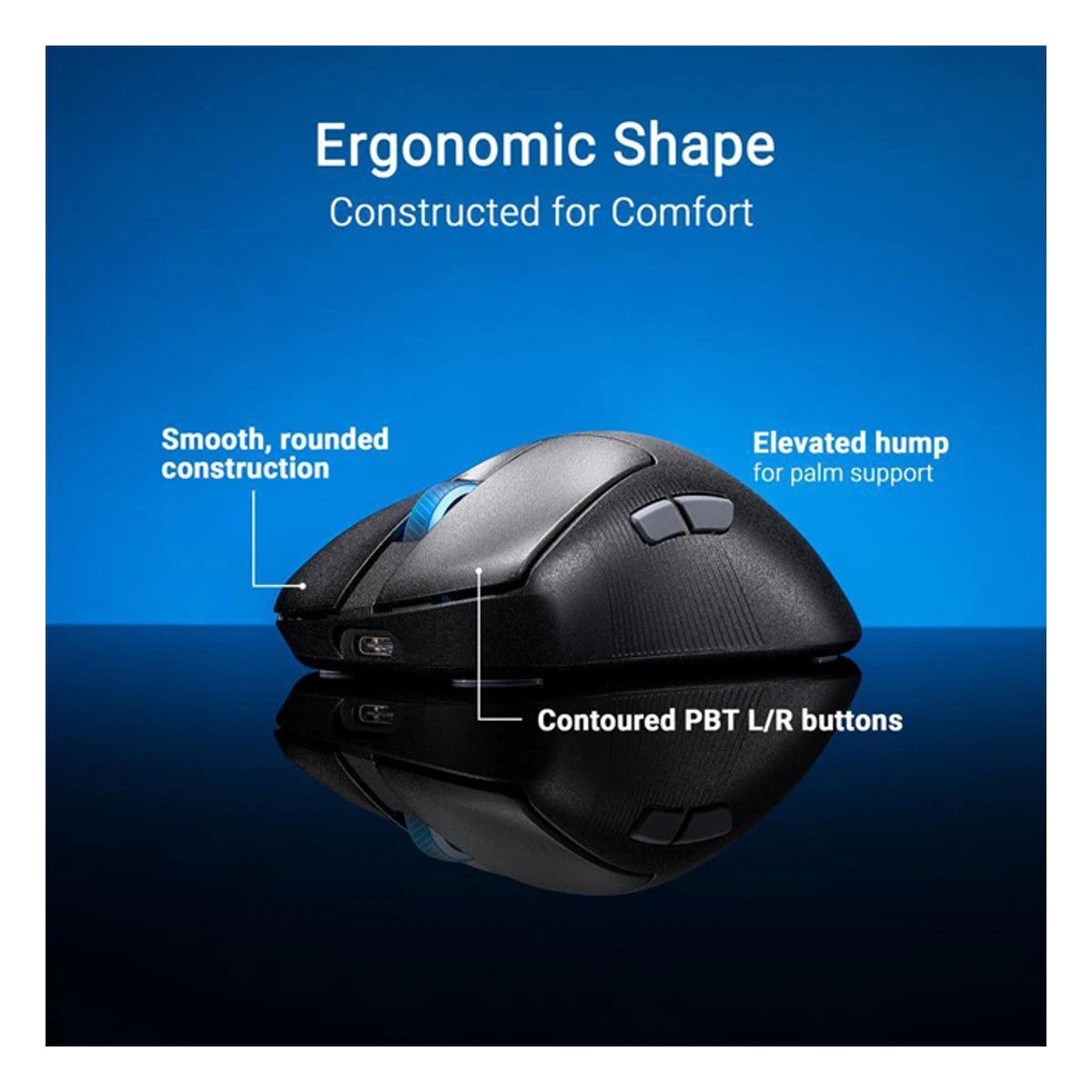ASUS P714 ROG Keris II Ace Wireless Gaming Mouse - Black (42000 DPI, 8000Hz Polling, 54g Lightweight) - 90MP03N0-BMUA00 view 9