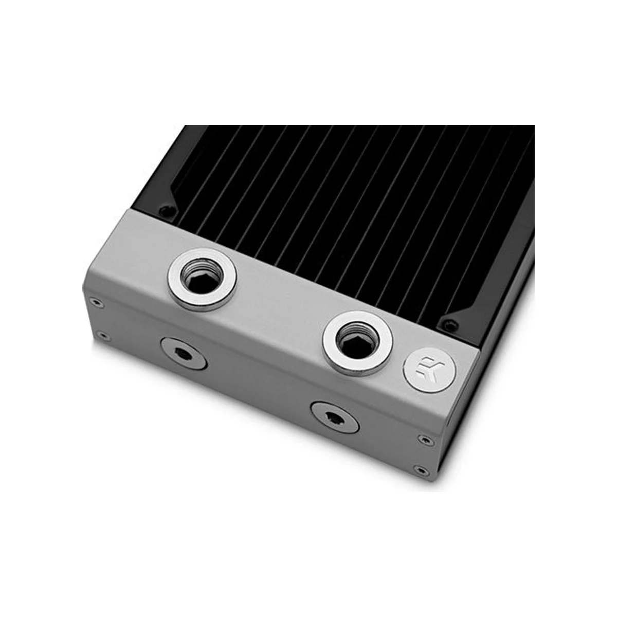 EKWB EK-Quantum Surface P240M Double-Fan Radiator - Black (48mm Thick, 18 FPI, 120mm Fans) - 3831109838372 view 2