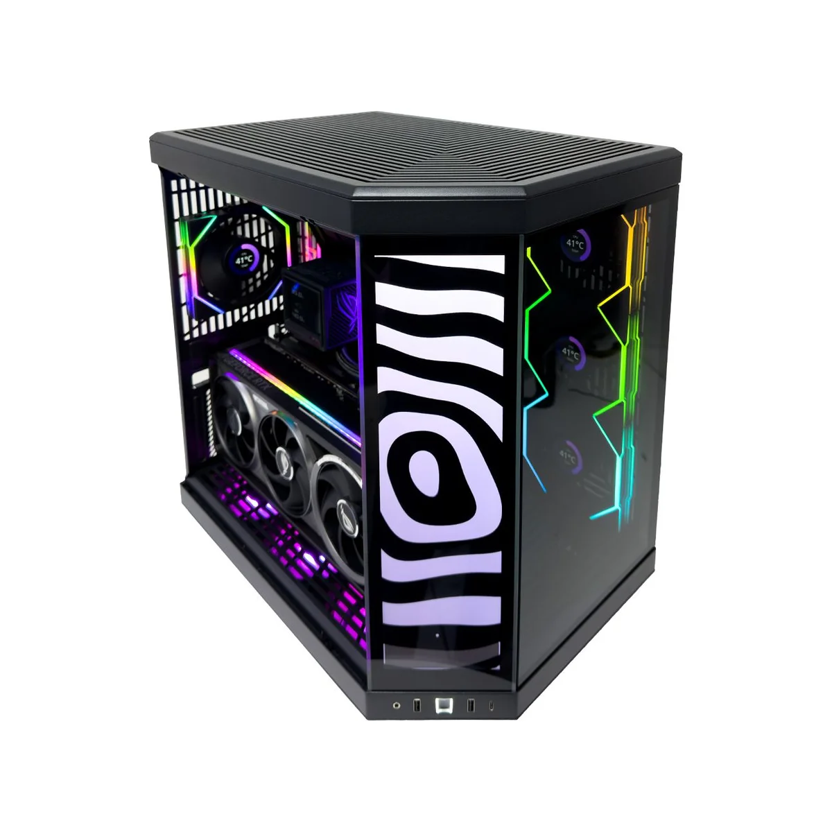 Gaming PC Skellington (Ryzen 9 9950X3D, 64GB DDR5, RTX 5090 32GB) - Powered by ASUS - Gaming_PC_Skellington view 2