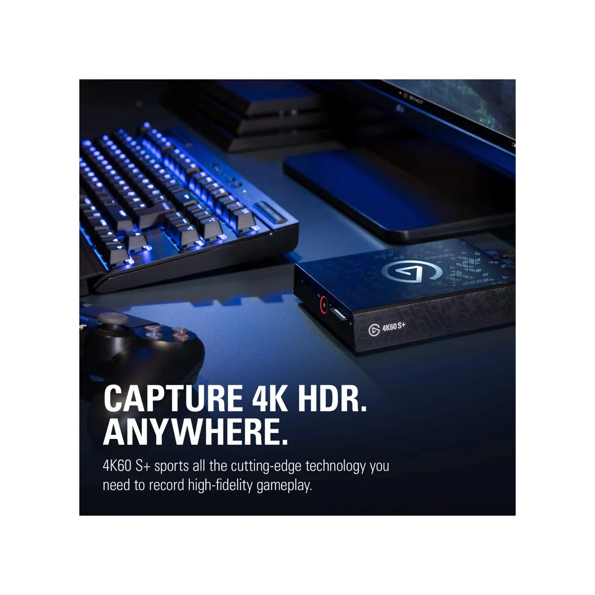 Elgato 4K60 S+ 4K HDR Capture Device (4K60 HDR, HEVC/H.265, Standalone Recording) - 10GAP9901 view 3