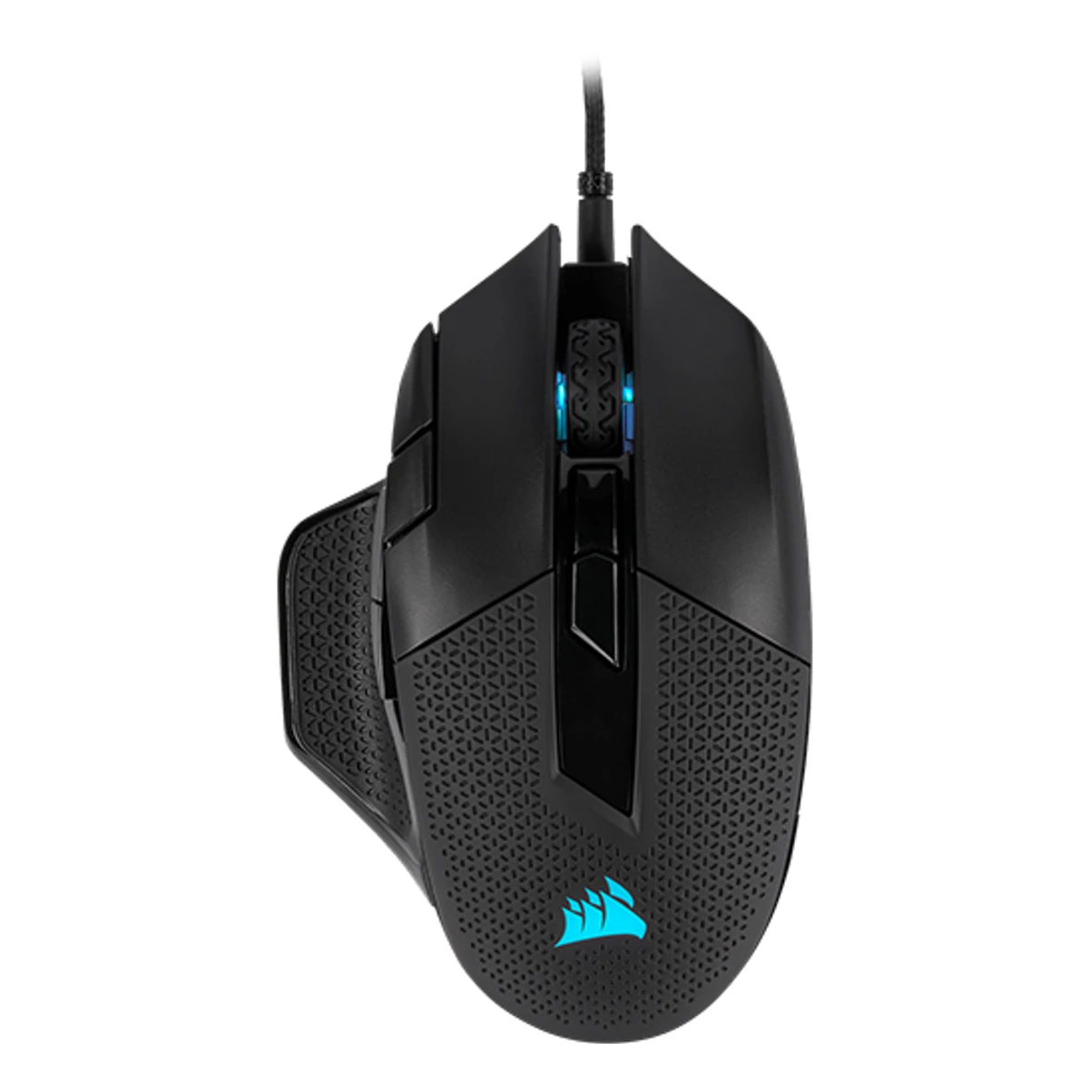 CORSAIR NIGHTSWORD RGB Tunable FPS/MOBA Gaming Mouse (18000 DPI, 8 Prog Buttons, Tunable Weight) - Black - CH-9306011-NA