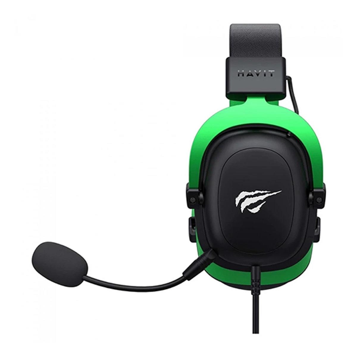 Havit H2002D Wired Gaming Headset – Black/Green | H2002D-BG view 5