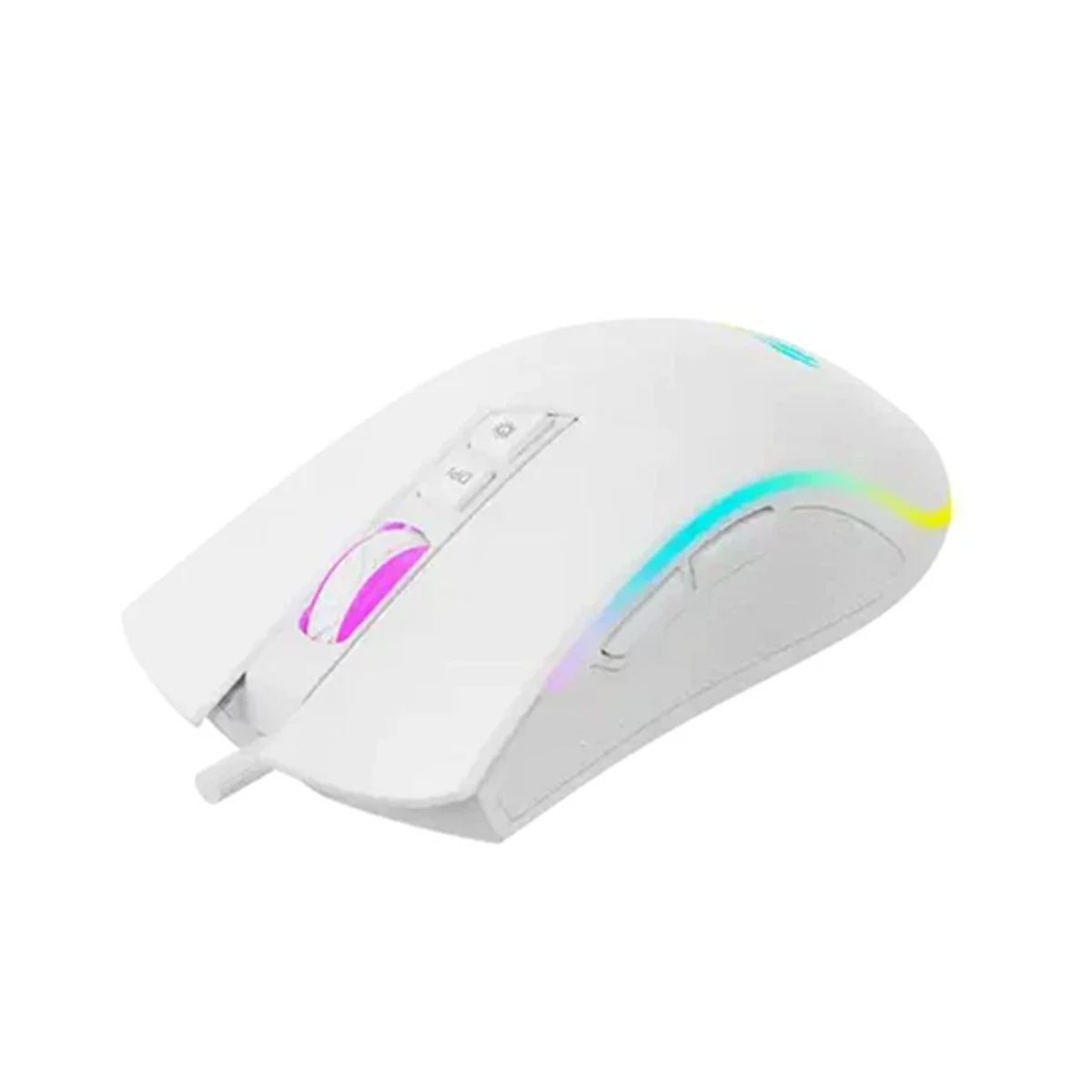 HAVIT MS1034 RGB Backlit Wired Gaming Mouse - White (7 Buttons, RGB Lighting, 3,000,000 Key Life) - MS1034 view 3