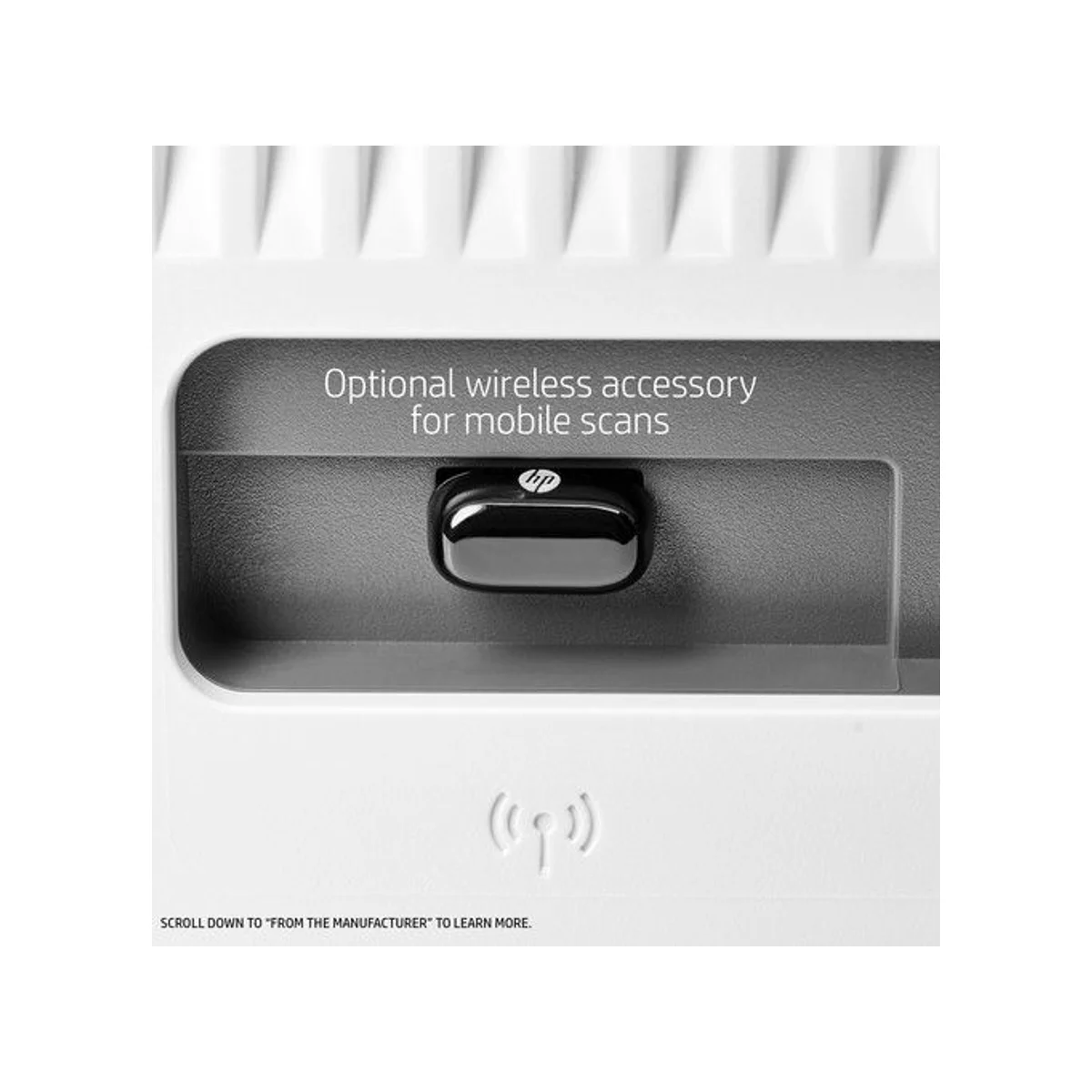 HP Scanjet Enterprise Flow 7000 s3 Sheet-Feed Document Scanner (White) (Key Specs: White, 75 ppm, 600 dpi, 8.5" x 122") - L2757A view 6