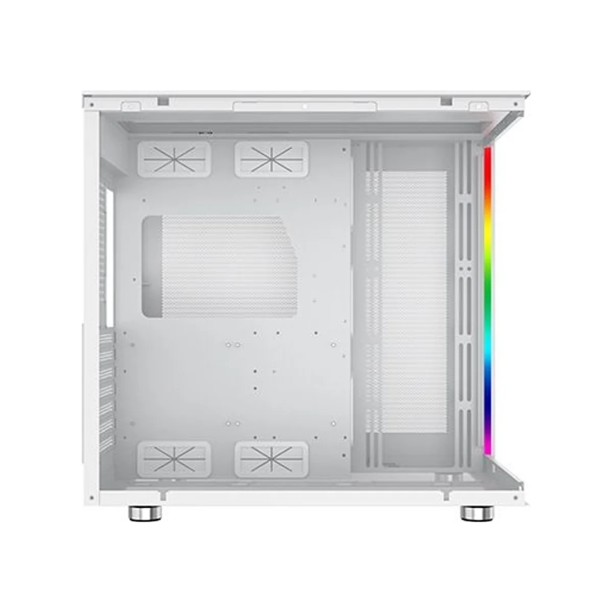 Xigmatek AQUA Ultra Air Arctic Tempered Glass ARGB ATX Gaming Case - White - EN41914 view 5