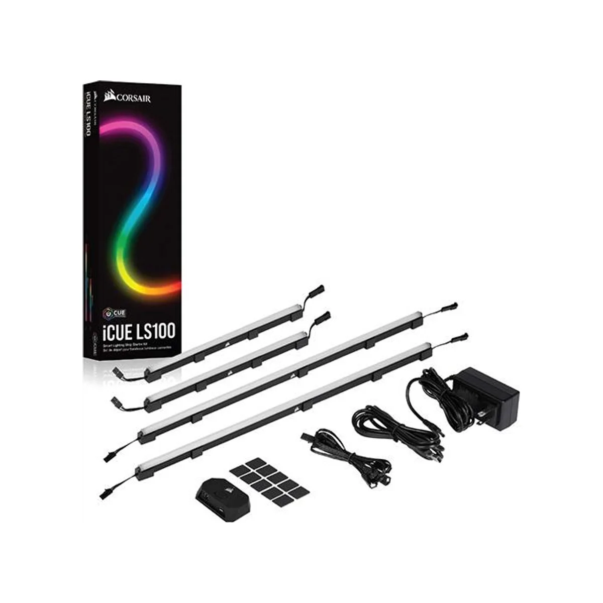 Corsair iCUE LS100 Smart Lighting Strip Starter Kit Lighting Kits - CD-9010001-UK