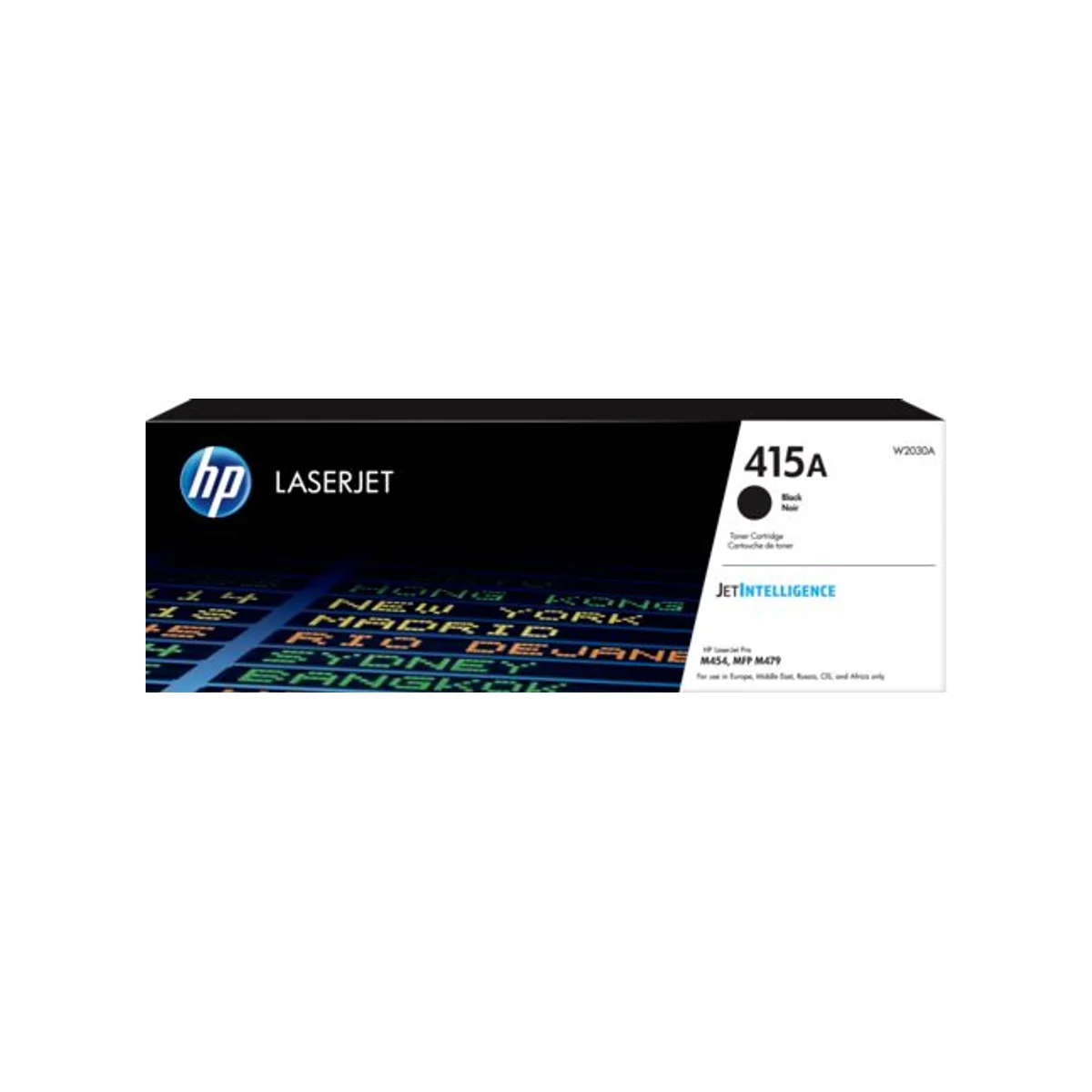 HP 415A Black Original LaserJet Toner Cartridge (Page Yield: 2,400 Pages) - W2030A