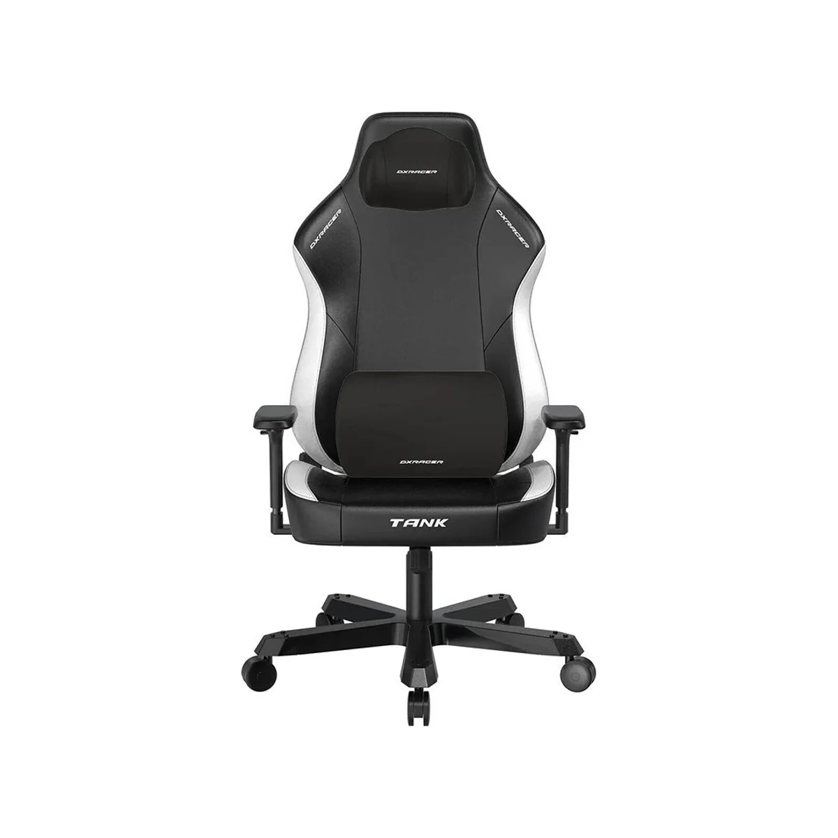 DXRACER Tank Series XXL Gaming Chair - 4D Adjustable Armrests, White - GC/XXLTM23LTA/NW