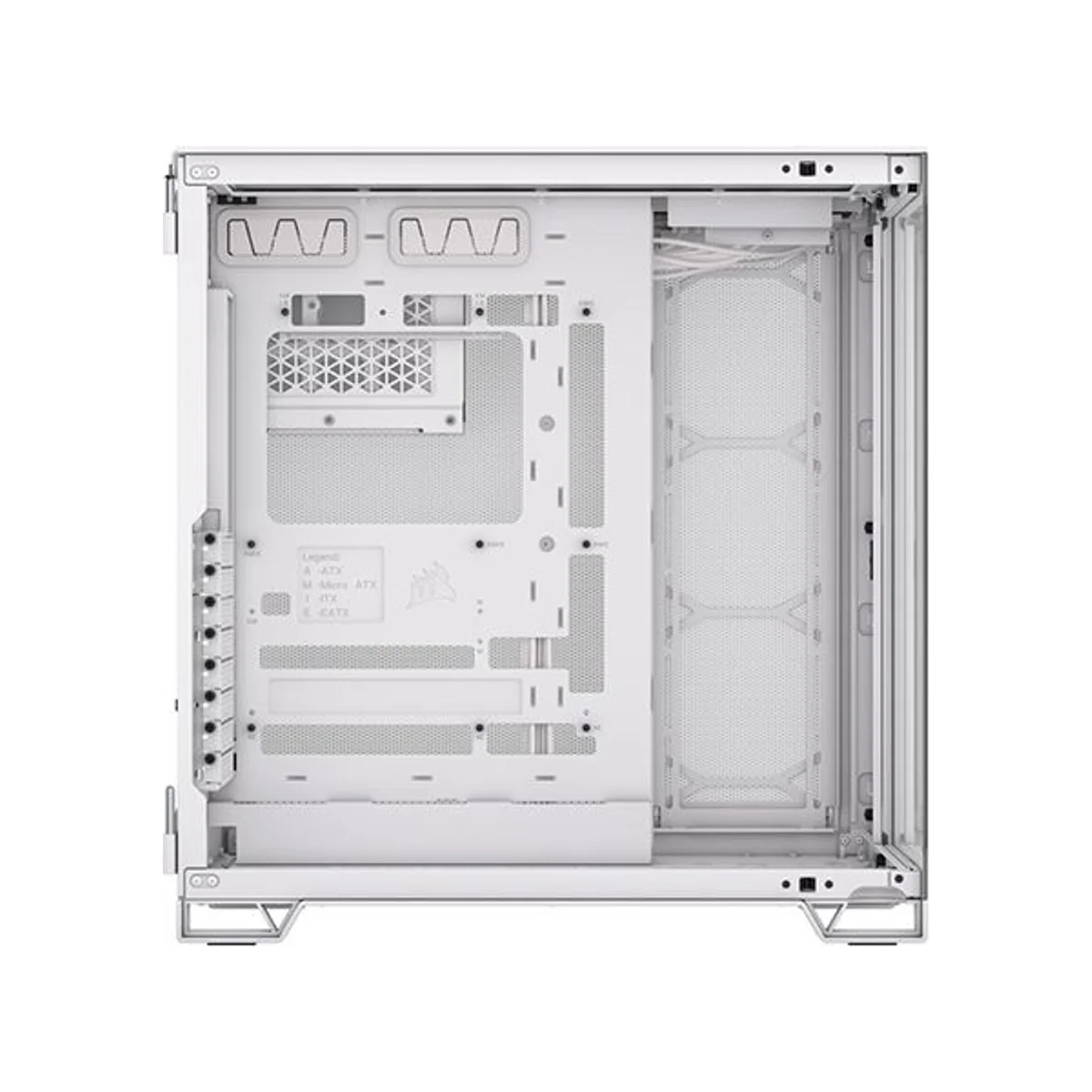 Corsair 2500D Dual Chamber Airflow Gaming Case - White - CC-9011258-WW view 3