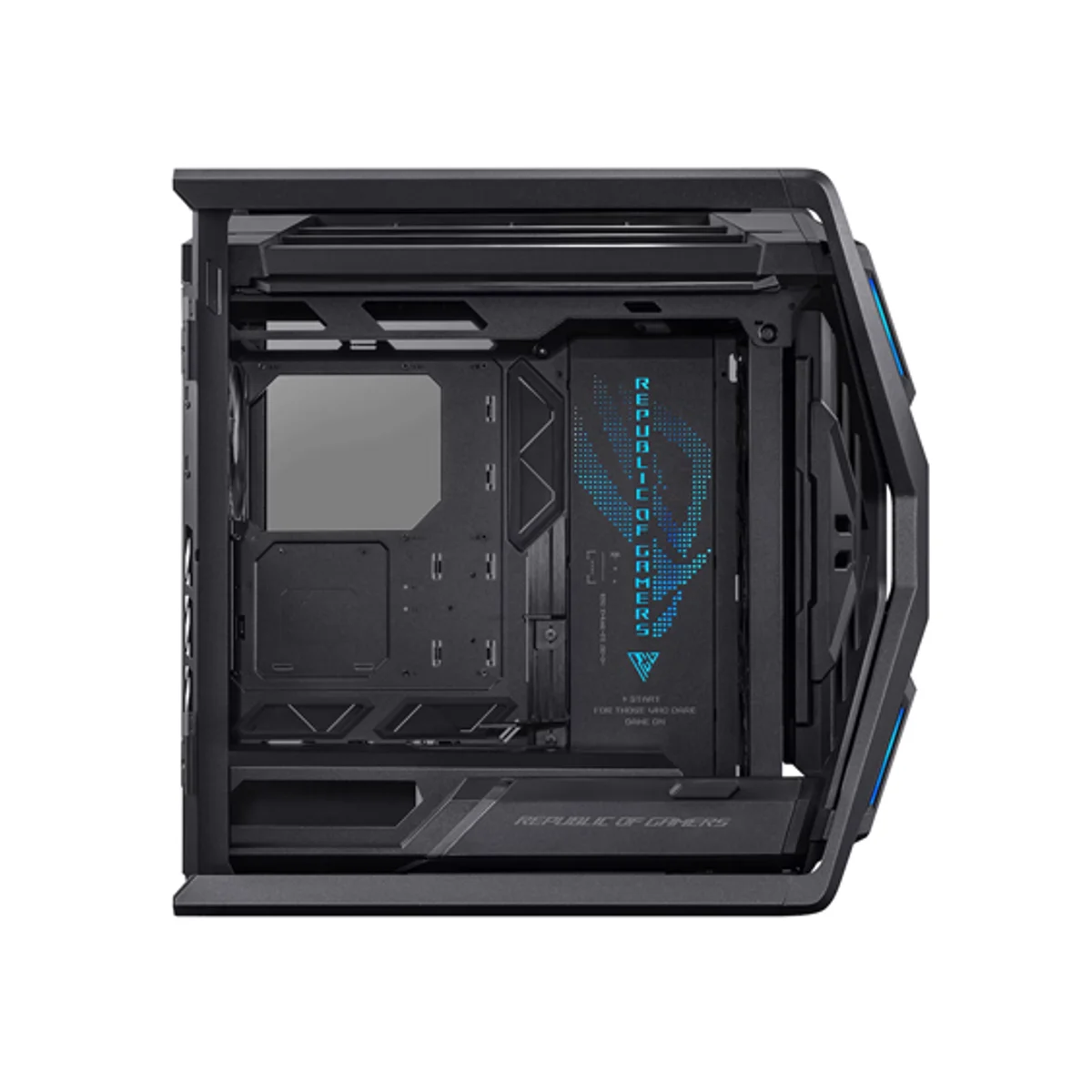Asus Hyperion GR701 Tempered Glass E-ATX Full-Tower Gaming Case - Black - 90DC00F0-B39000 view 3