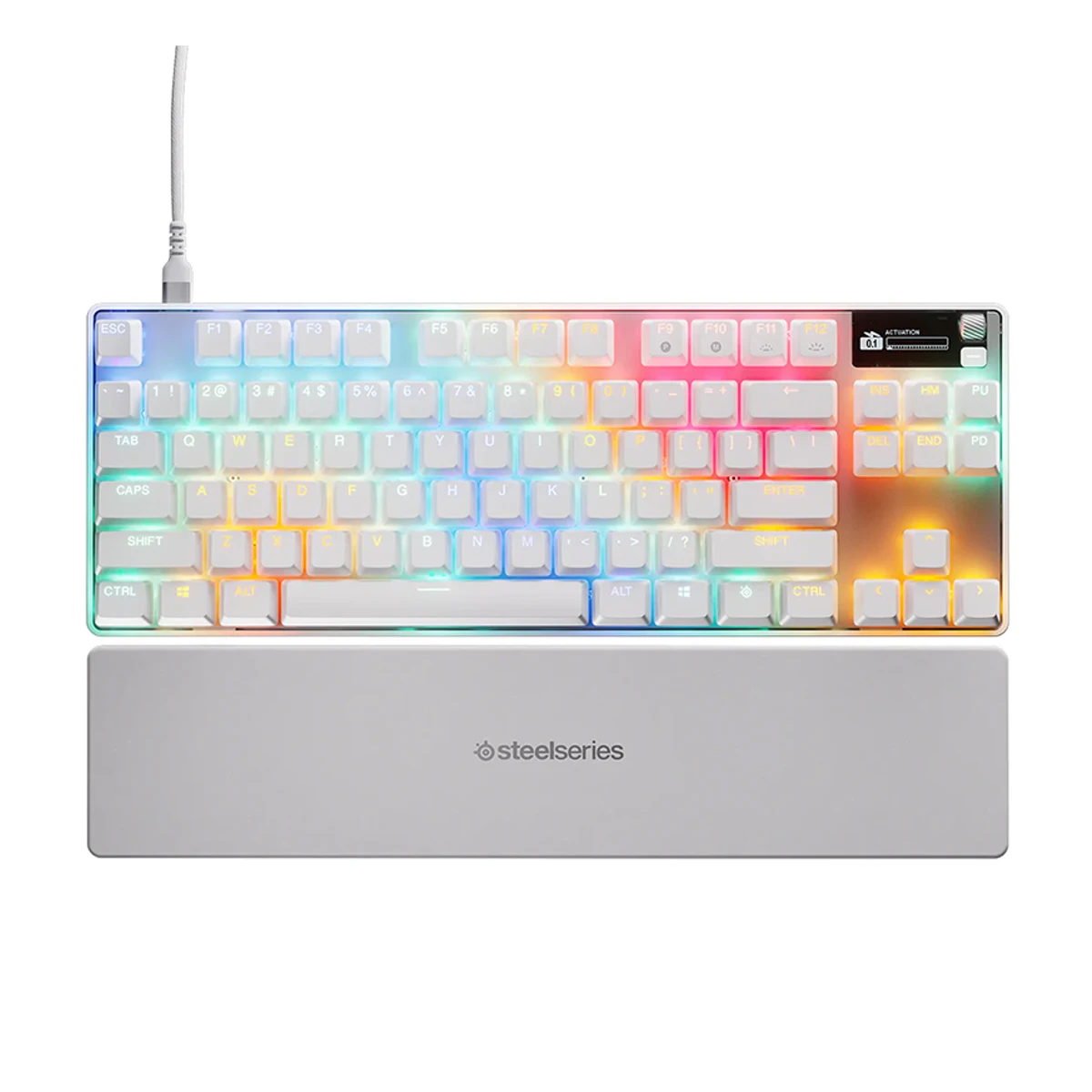 SteelSeries Apex Pro TKL Gen 3 Wired Gaming Keyboard - White | 64898 view 2