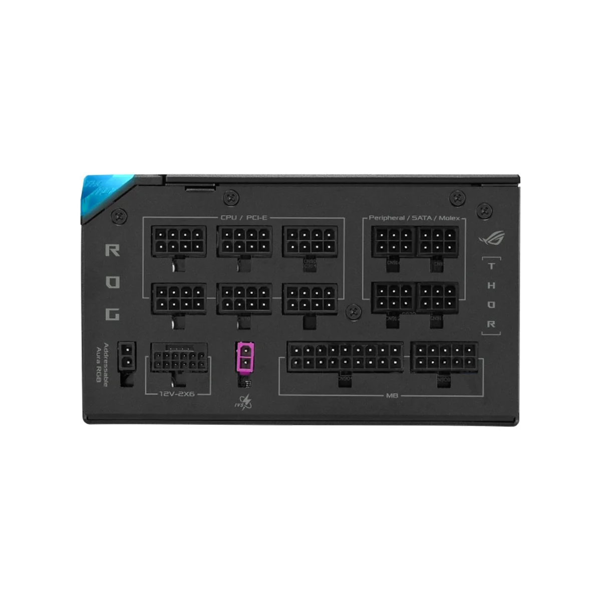 ASUS ROG Thor 1000W Platinum III Power Supply - Black (ATX 3.1, 1000W, 80 PLUS Platinum, GaN) - 90YE00V3-B0NA00 view 7