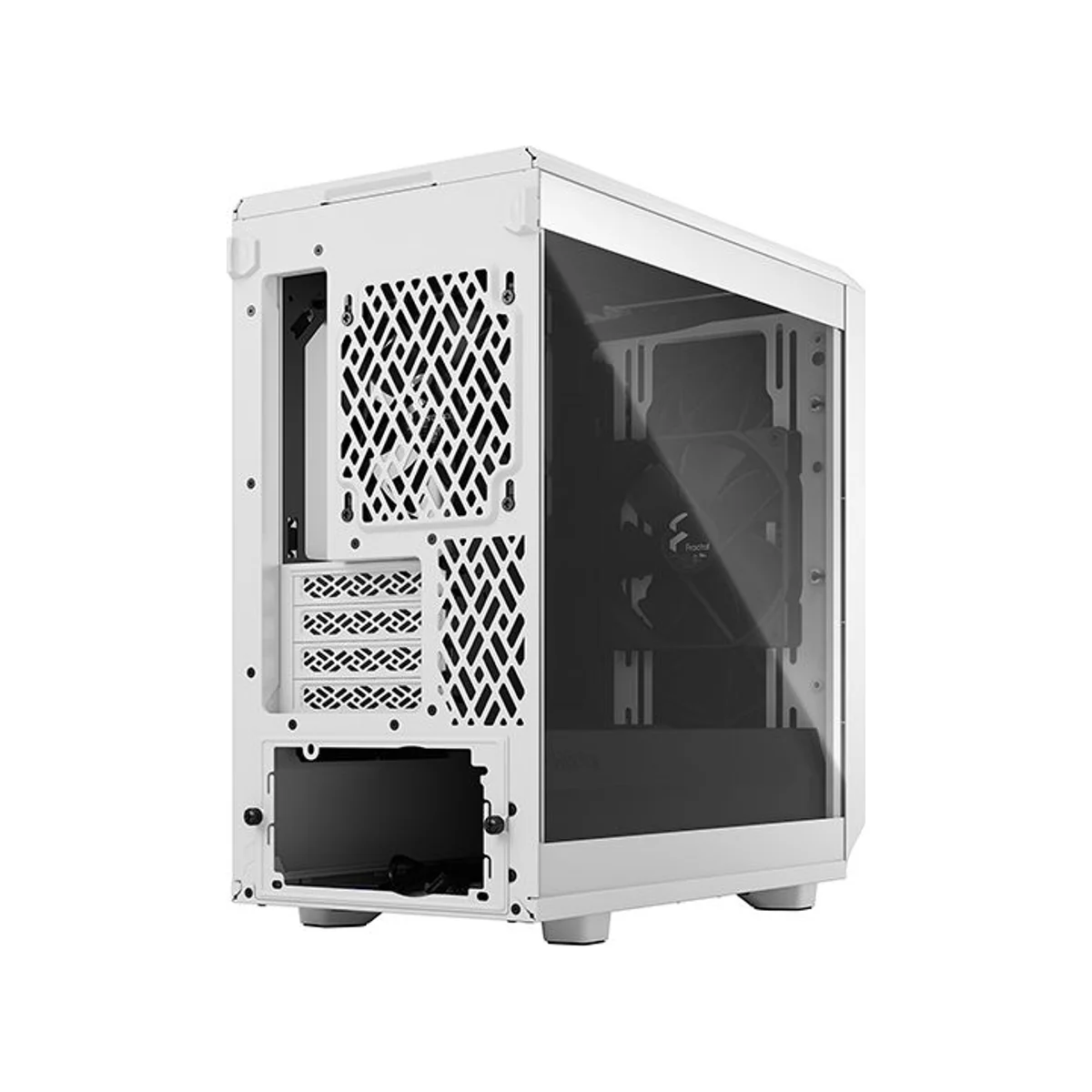 Fractal Meshify 2 Mini White TG clear tint Micro ATX Mid Tower Case (White, mATX, Up to 7 Fans, Tempered Glass) - FD-C-MES2M-02 view 17