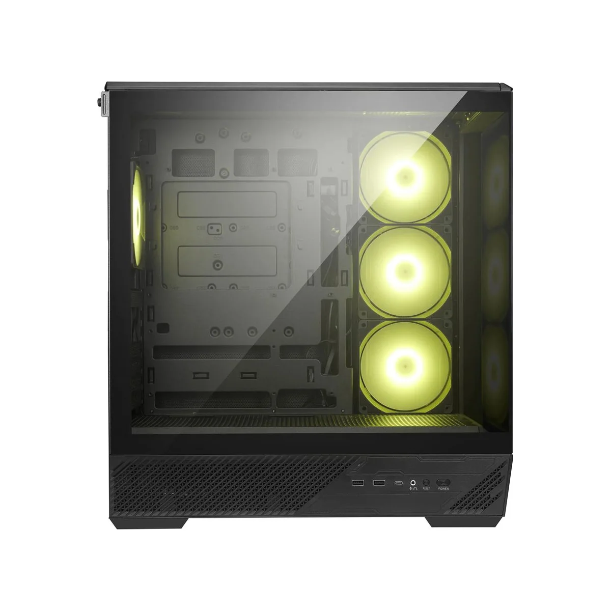 MSI MAG PANO 130R PZ Tempered Glass Mid-Tower Gaming Case - Black - PANO130RPZBK view 2