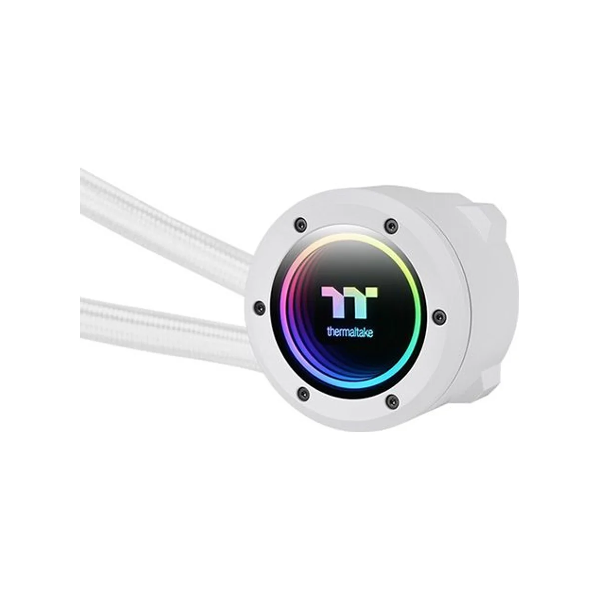 Thermaltake TH120 V2 ARGB Sync Snow AIO CPU Liquid Cooler (White, 120mm Fan, Copper Block) - CL-W363-PL12SW-A view 2