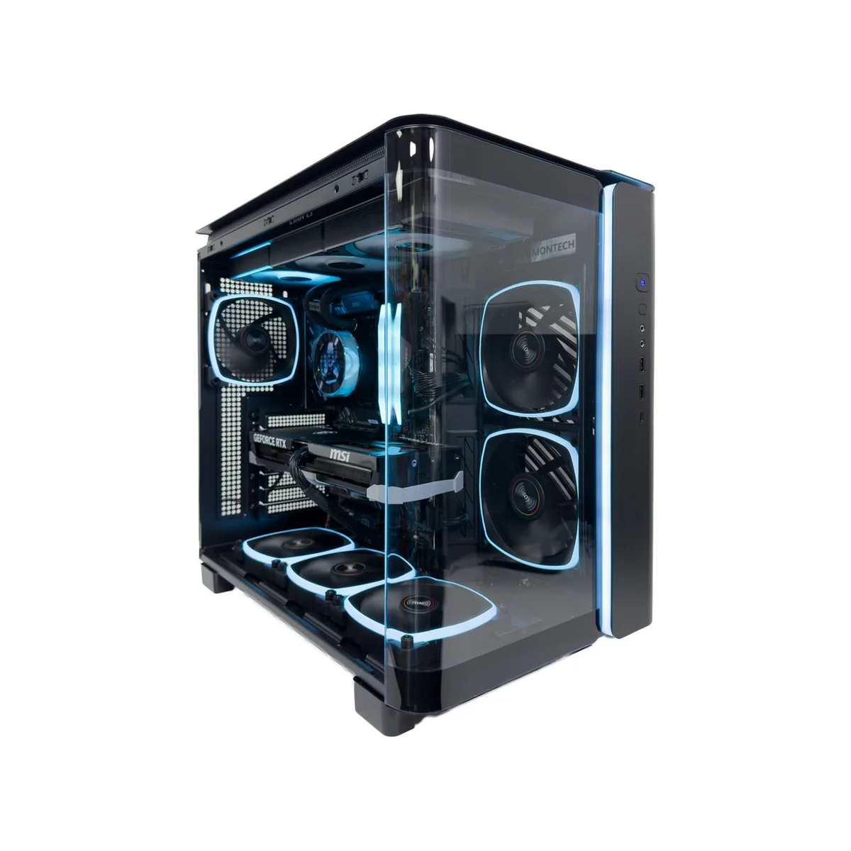 December Gaming PC (Ryzen 7 9800X3D, 32GB DDR5, RTX 5080 16GB) - Powered by MSI - December_Gaming_PC view 2