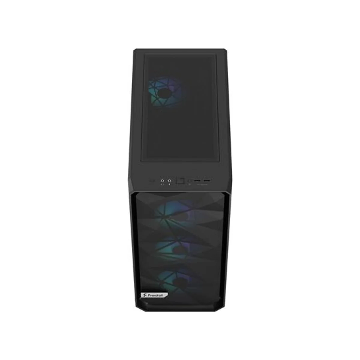 Fractal Meshify 2 Compact Lite Light Tint Tempered Glass RGB ATX Gaming Case - Black - FD-C-MEL2C-05 view 3