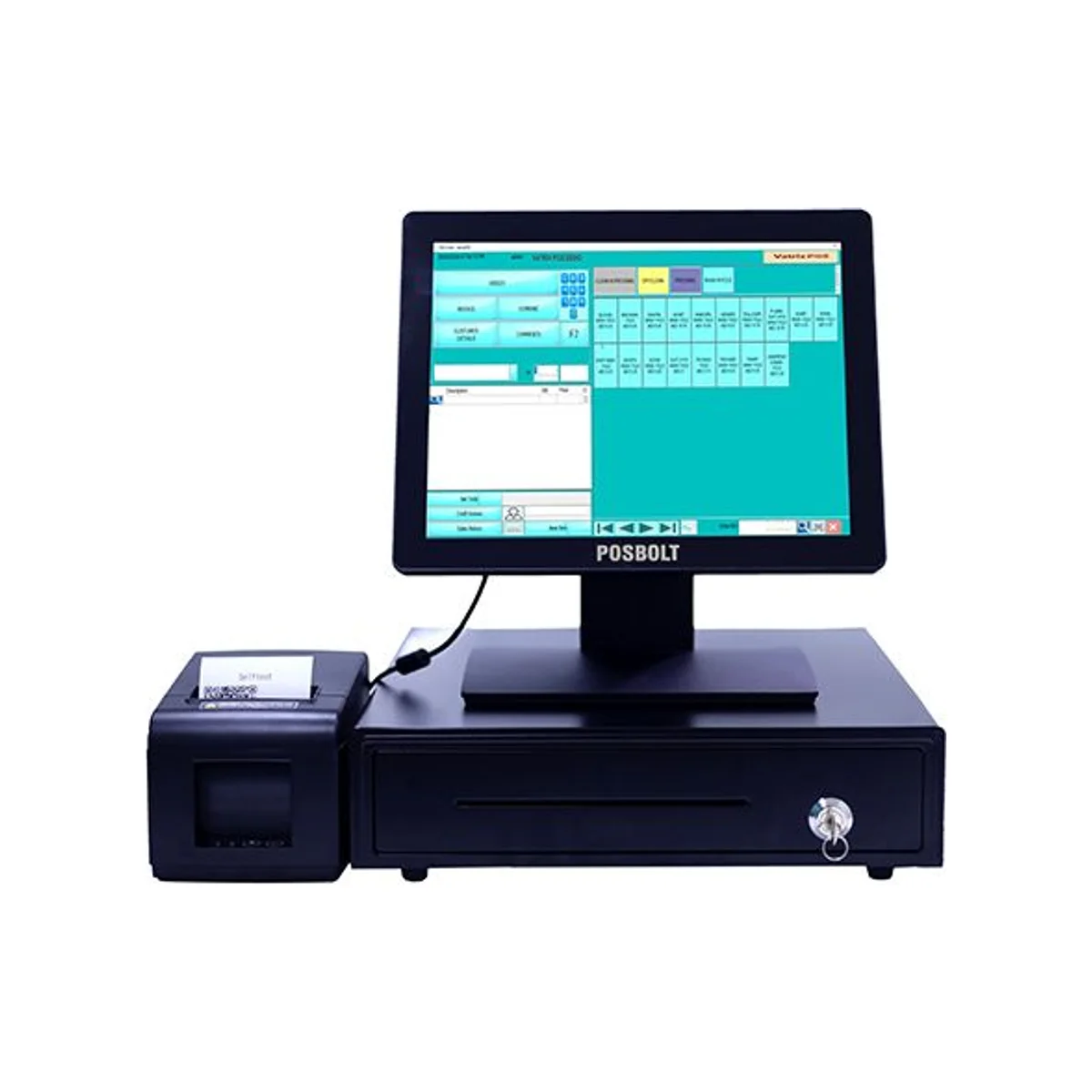 POSBOLT Laundry POS System (Core I3-4030U, 4GB RAM, 128GB SSD, 15-Inch Display) - P200ZI3-COMBOLAUNDRY view 2