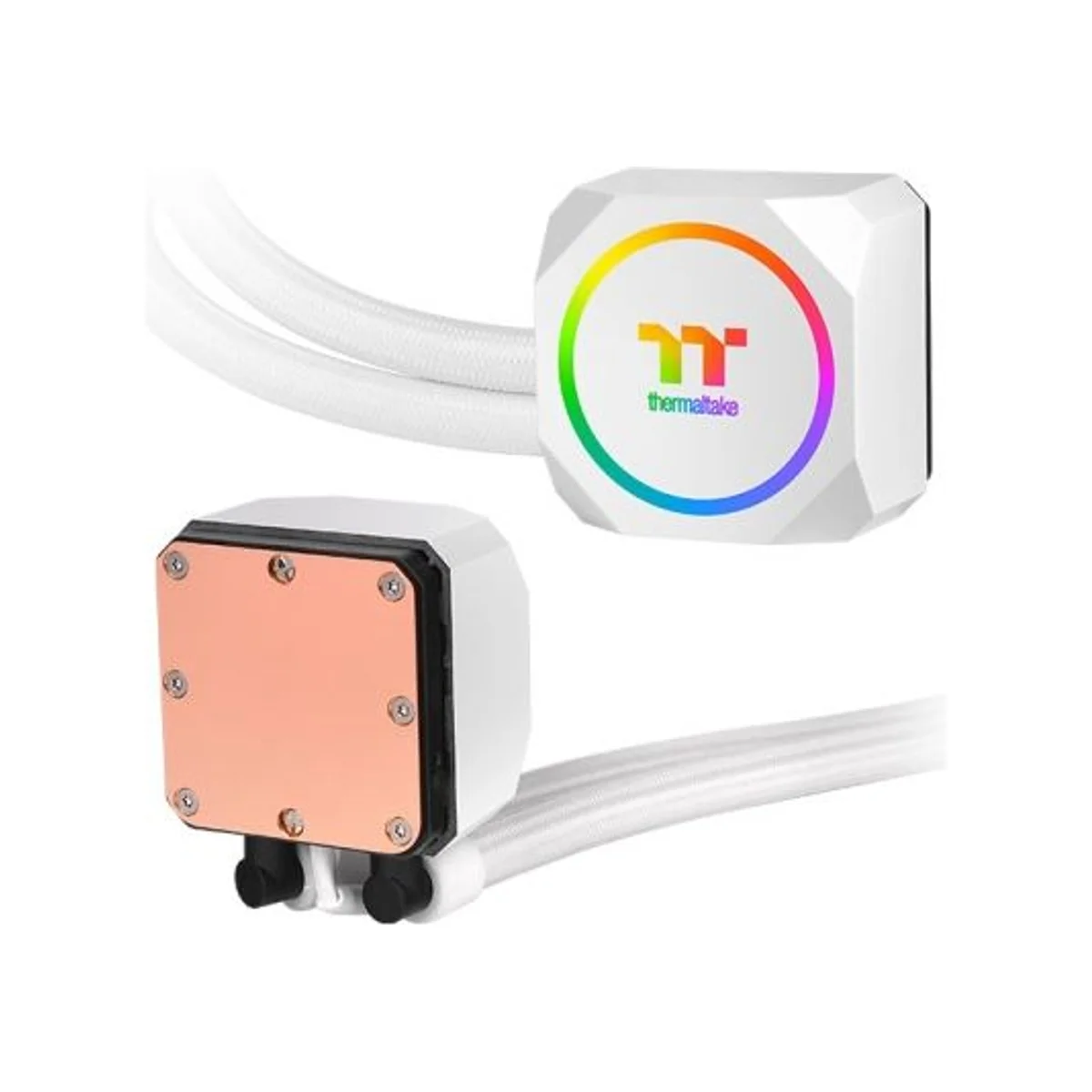 Thermaltake TH420 ARGB Sync AIO CPU Liquid Cooler - Snow Edition - CL-W369-PL14SW-A view 2