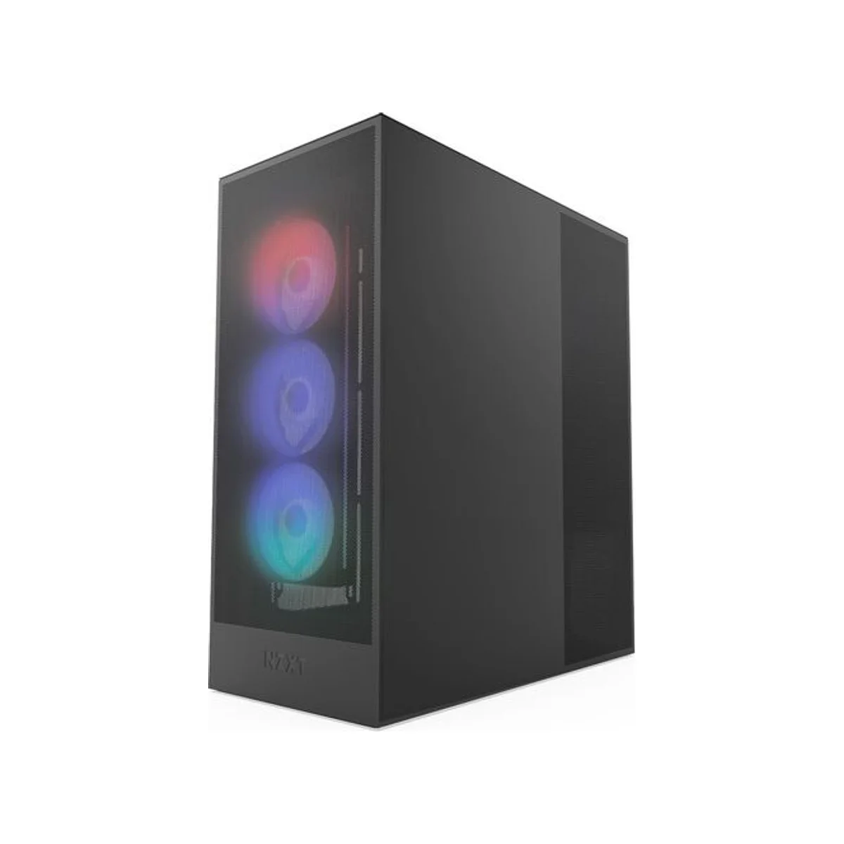 NZXT H7 Flow RGB Mid-Tower ATX Case - Black - CM-H72FB-R1