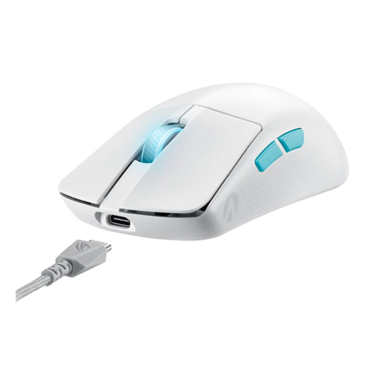 ASUS ROG Harpe Ace Aim Lab Edition Wireless Gaming Mouse - White (36000DPI, 1000Hz, 54g) - 90MP02W0-BMUA10 view 6