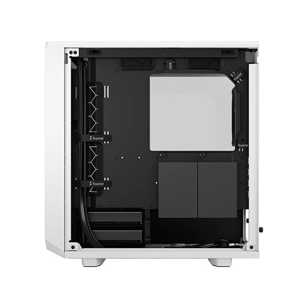 Fractal Meshify 2 Mini White TG clear tint Micro ATX Mid Tower Case (White, mATX, Up to 7 Fans, Tempered Glass) - FD-C-MES2M-02 view 13