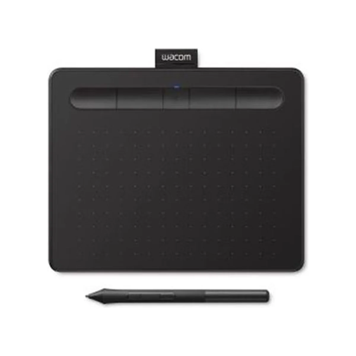 Wacom Intuos Small Bluetooth Black Drawing Tablet (6.0" x 3.7" Drawing Area, 4 ExpressKeys, Pressure Sensitive Pen) - CTL-4100WLK-N