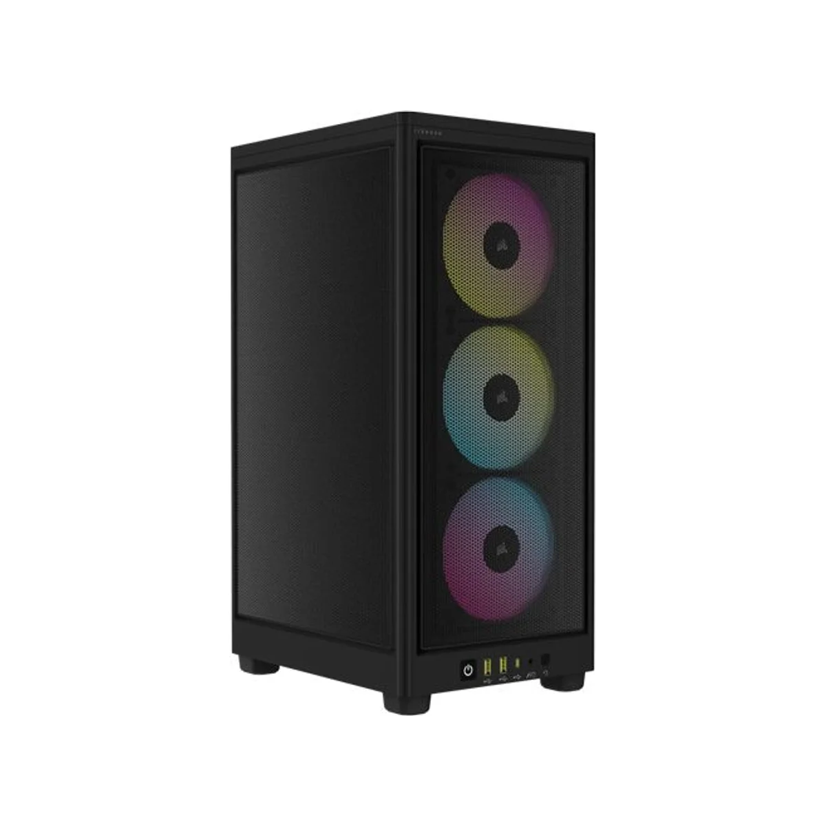 Corsair 2000D Tempered Glass Airflow RGB Mini-ITX Gaming Case - Black - CC-9011246-WW