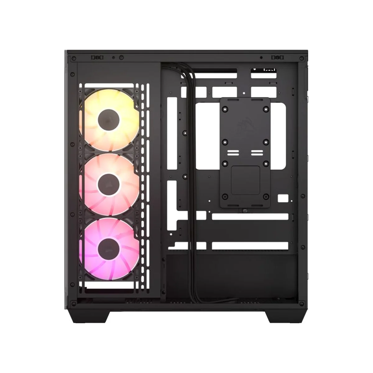 Corsair 3500X ARGB E-ATX Mid-Tower Gaming Case - Black - CC-9011278-WW view 4