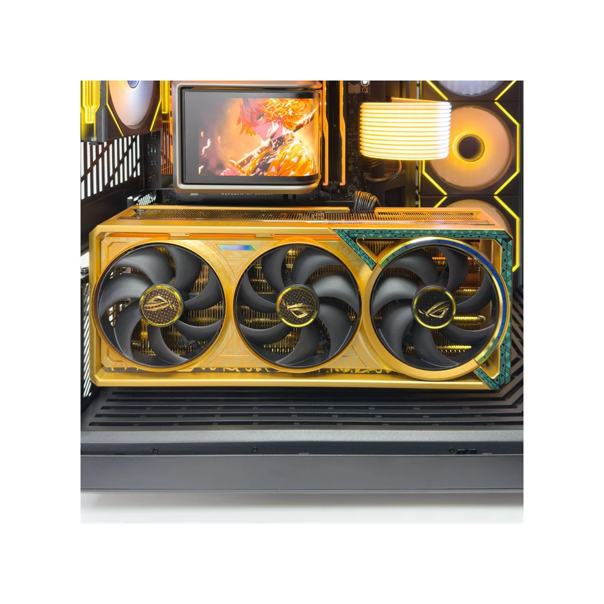 Gaming PC Golden Thunder (Ryzen 9 9950X3D, 64GB DDR5, RTX 5090 32GB) - Gaming_PC_Golden_Thunder view 7