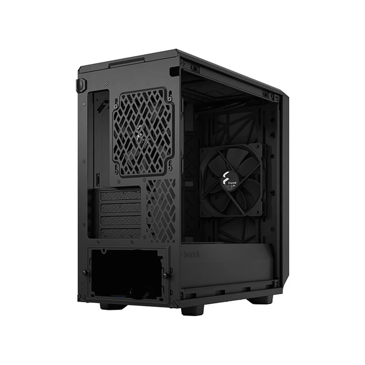 Fractal Meshify 2 Mini Black TG Dark Tint Micro ATX Mid Tower Case (mATX, Dark Tint Glass, High Airflow) - FD-C-MES2M-01 view 3