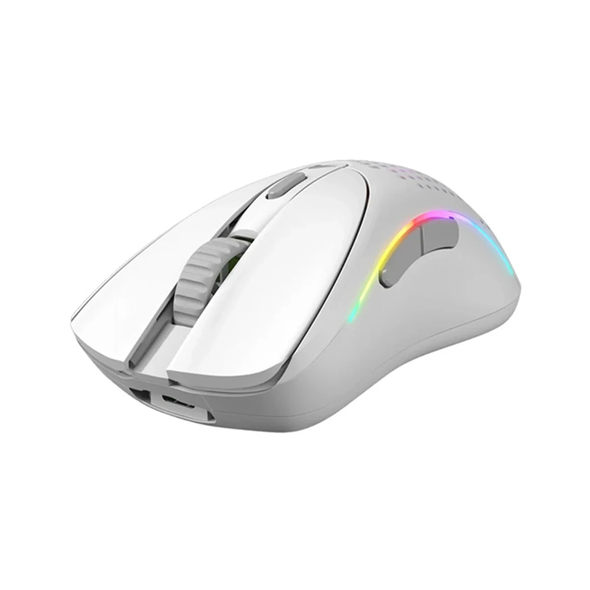 Glorious Model D 2 Wireless Optical RGB Gaming Mouse - White (26,000 DPI, 6 Buttons, 66g) - GLO-MS-DWV2-MW view 2