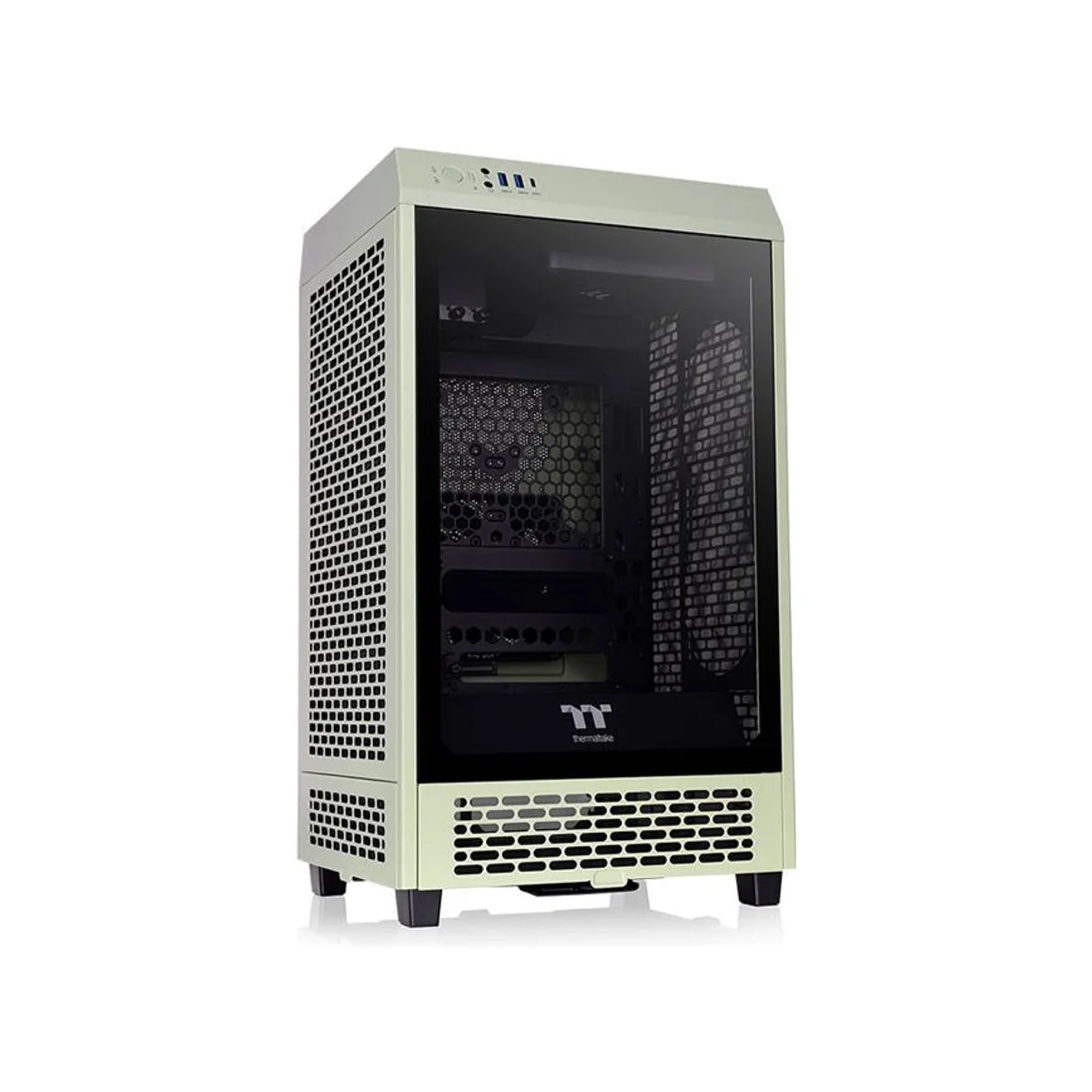 Thermaltake The Tower 200 Matcha Mini-ITX Gaming Case - Green - CA-1X9-00SEWN-00 view 3