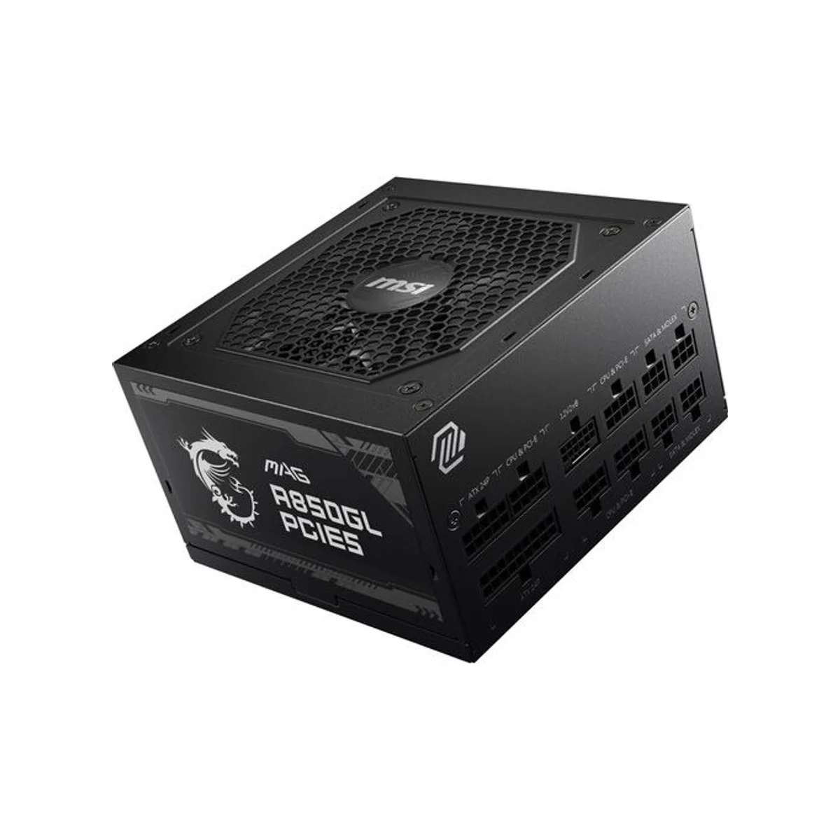 MSI MAG A850GL 850W 80 Plus Gold Modular Power Supply (ATX 3.0, PCIe 5.0) - 306-7ZP8A18-CE0 view 4