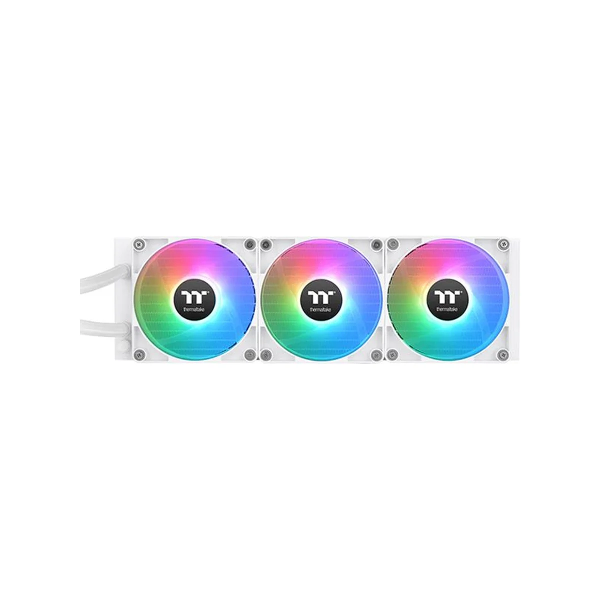THERMALTAKE TH360 V2 ARGB Sync AIO Snow CPU Liquid Cooler - White - CL-W365-PL12SW-A view 2