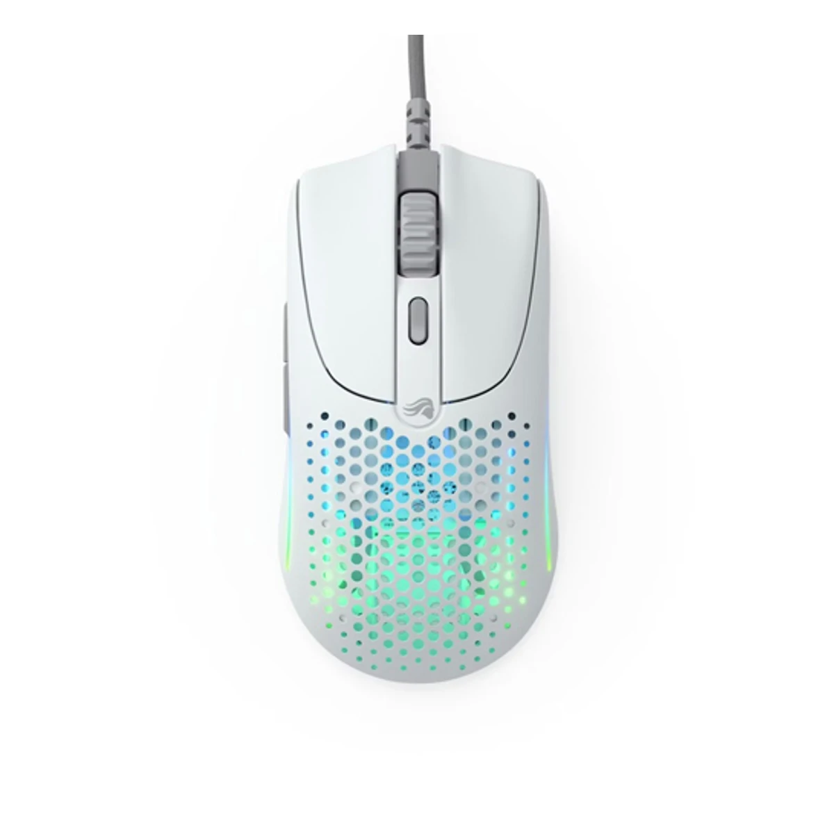 Glorious Model O 2 RGB Wired Optical Gaming Mouse - Matte White (Lightweight, 80M Click Switches, BAMF 2.0 Sensor, 650 IPS) - GLO-MS-OV2-MW