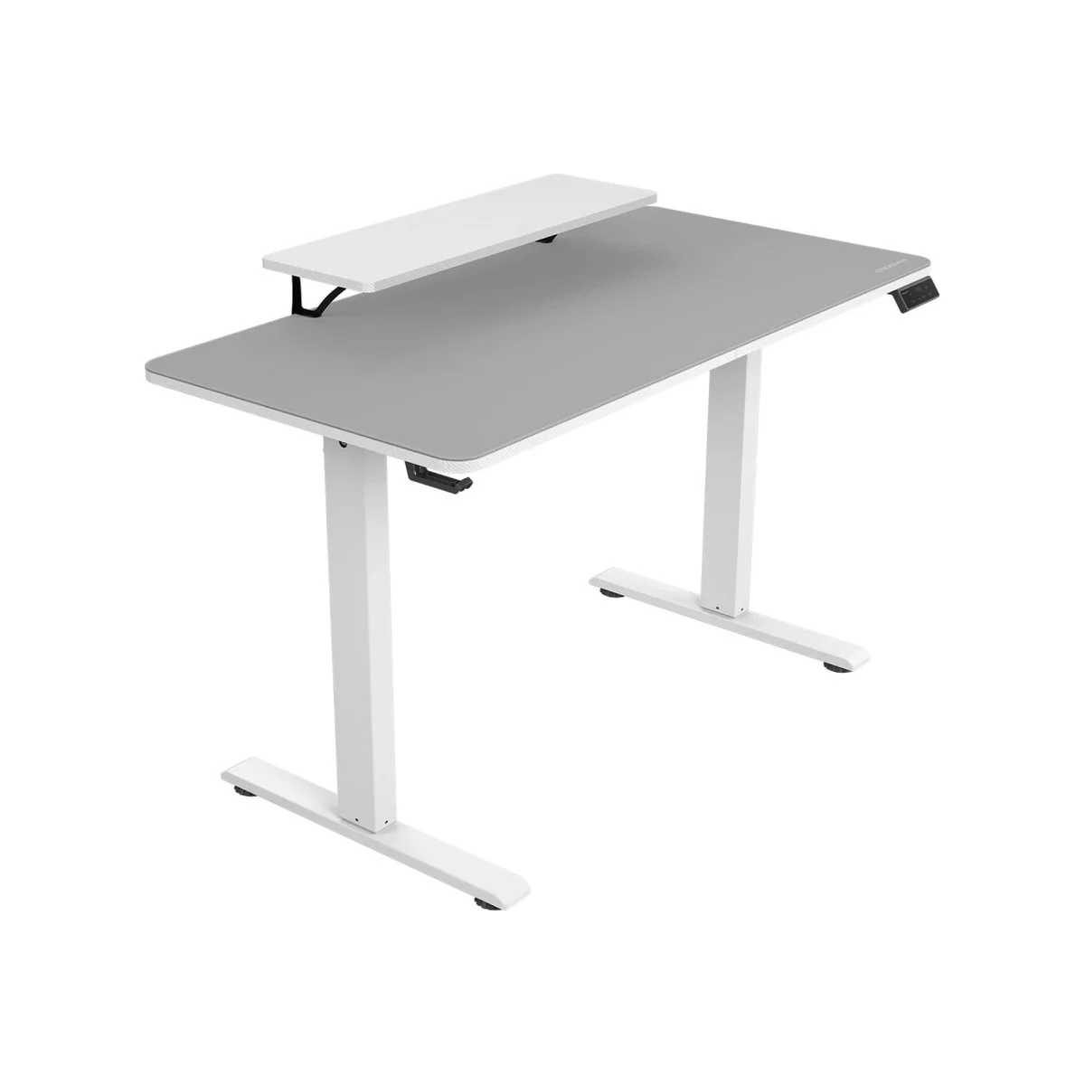 CORSAIR E-STAR 120 Adjustable Height Gaming Desk - White (Full Desk Mouse Pad, Removable Monitor Stand, Cable Tray) - 3MSTA1WW-0001 view 4