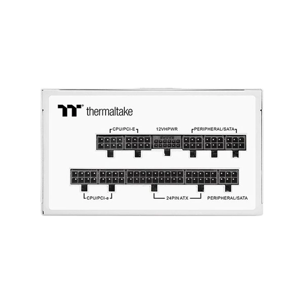 Thermaltake Toughpower GF3 Snow 1200W 80+ Gold ATX Power Supply (White, 1200W, Fully Modular, PCIe 5.0) - PS-TPD-1200FNFAGE-N view 4
