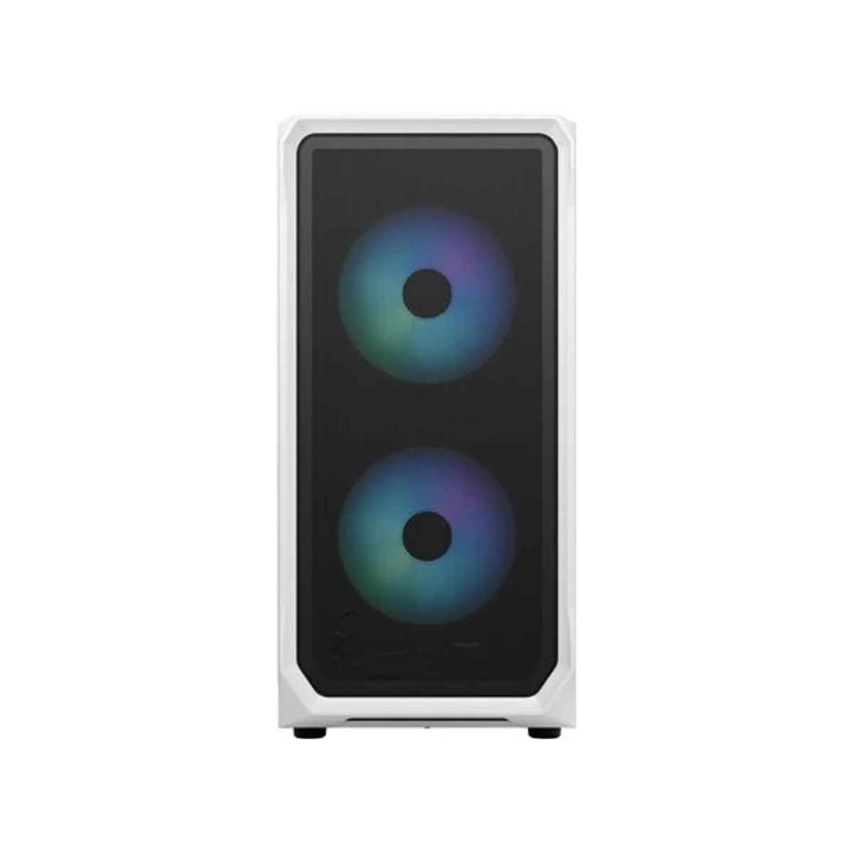 Fractal Focus 2 Clear Tint Tempered Glass RGB ATX Gaming Case - White - FD-C-FOC2A-04 view 2