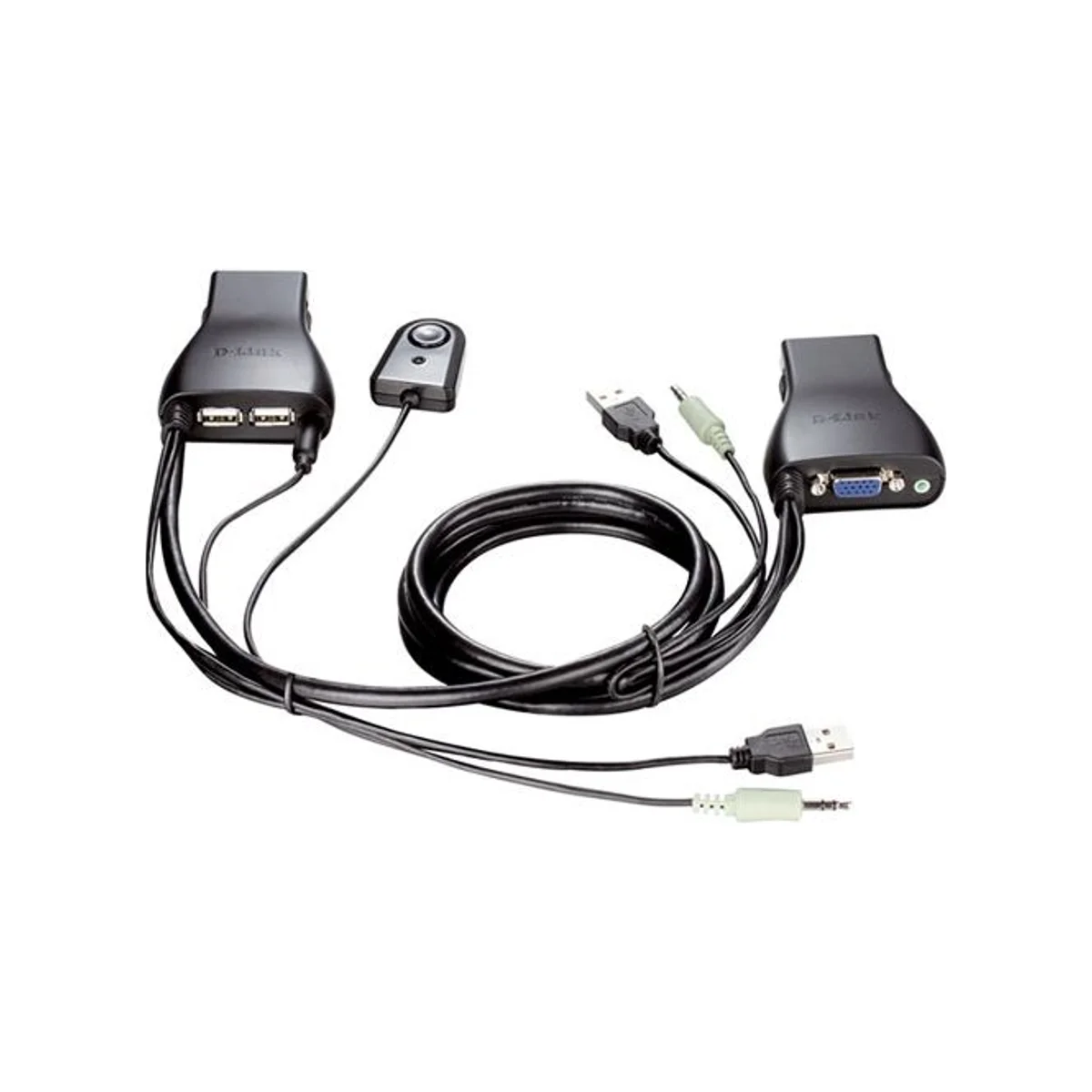 D-LINK KVM Switch 2 Port USB with Audio Support - KVM-221 view 2