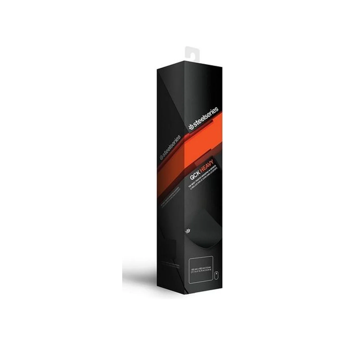 SteelSeries QcK Heavy Gaming Mouse Pad - Black (Cloth Surface, Rubber Base, Heavy Thickness) - 63008 view 2