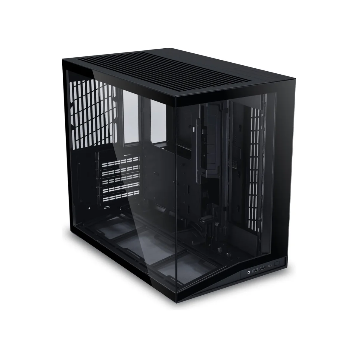 Lian Li O11 DYNAMIC MINI V2 Dual-chamber ATX Gaming Case - Black - G99.O11DMIV2X.00